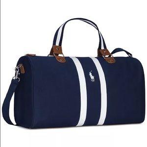 Authentic New Ralph Lauren Men's Polo Parfume Promotional Weekender Duffel Bag.